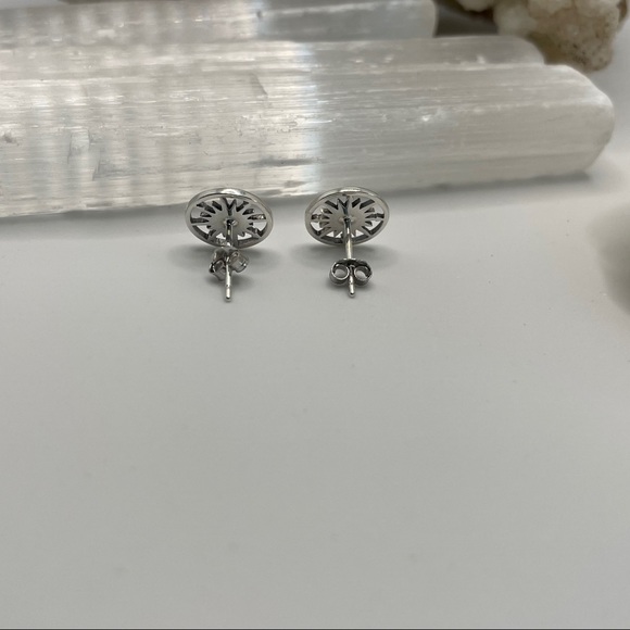 NEW! 925 Sterling Silver Compass Earrings. - Picture 4 of 4